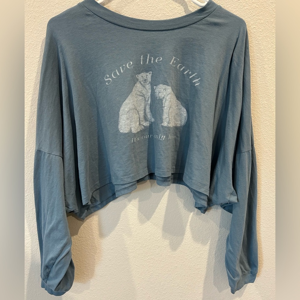 Slouchy Polar Bear Shirt
